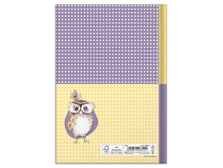 RNK Verlag Carnet de notes 'Chouette', A5, 96 feuilles