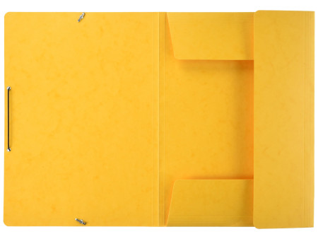 RNK Chemise à élastiques 'poste' avec bande élastique, jaune