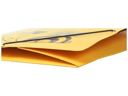 RNK Chemise à élastiques 'poste' avec bande élastique, jaune