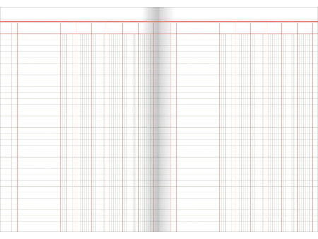 RNK Verlag Piqûre à colonnes, A4, 6 colonnes