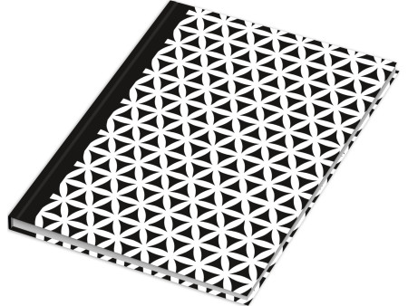 RNK Verlag Cahier 'Black & White Flowers', A5, pointillé