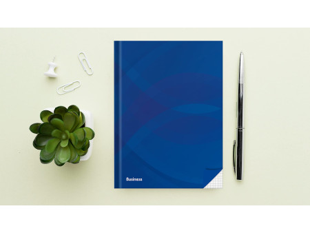 RNK Verlag Cahier 'Business bleu', A5, quadrillé