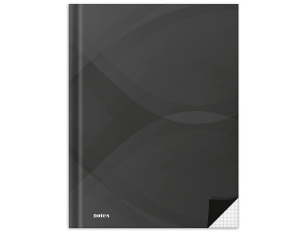 RNK Verlag Cahier 'notes carbon black', A5, quadrillé