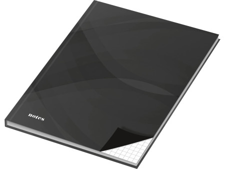 RNK Verlag Cahier 'notes carbon black', A5, quadrillé