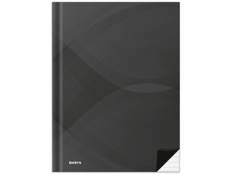 RNK Verlag Cahier 'notes carbon black', A5, ligné