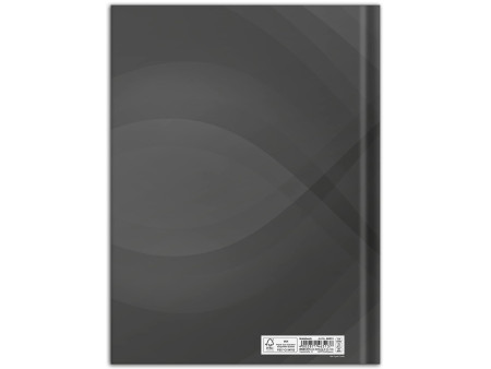RNK Verlag Cahier 'notes carbon black', A4, ligné