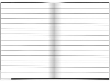 RNK Verlag Cahier 'notes carbon black', A4, ligné