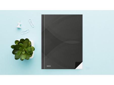 RNK Verlag Cahier 'notes carbon black', A4, uni