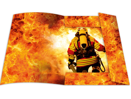 RNK Verlag Carton à dessin 'On Fire', A3