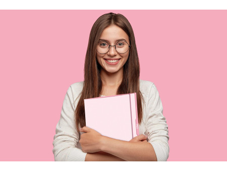 RNK Verlag Carton à dessin 'Mild Rosé', A4, rose