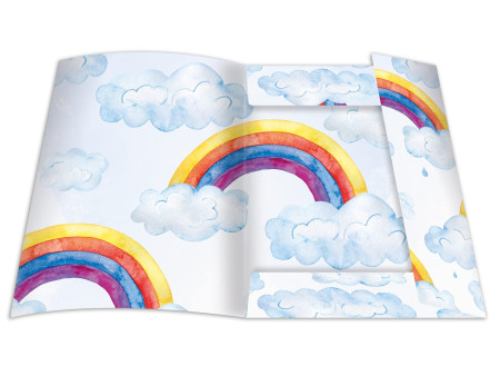 RNK Verlag Carton à dessin 'Over the Rainbow', A4