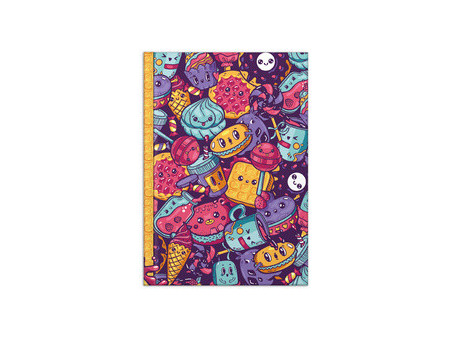 RNK Verlag Carnet de notes 'Neon', A4, 96 feuilles, uni