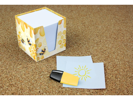RNK Verlag Bloc cube 'Honey', carton rigide, garni