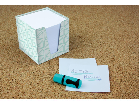 RNK Verlag Bloc cube 'Mint', carton rigide, garni