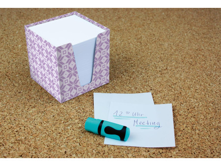 RNK Verlag Bloc cube 'Berry', carton rigide, garni