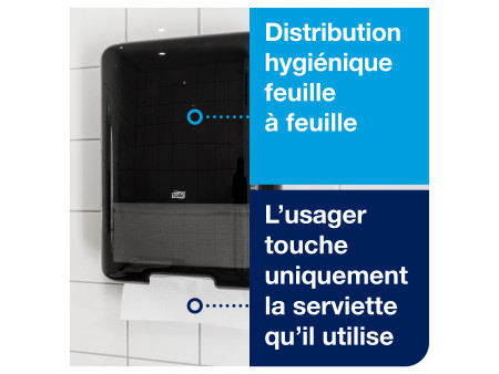 TORK Distributeur d'essuie-mains ELEVATION, plastique, noir