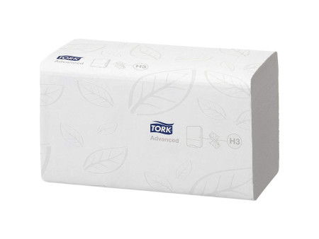 TORK Essuie-mains, 248 x 230 mm, pli en Z, blanc