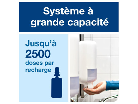 TORK Distributeur de savon, pour savon mousse, blanc