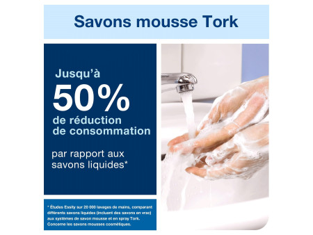TORK Savon mousse, doux, 1.000 ml