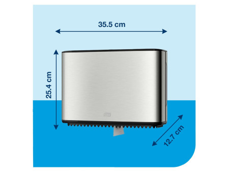 TORK Distributeur de papier toilette 'Mini Jumbo', inox