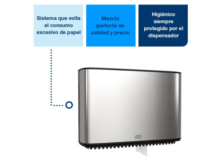 TORK Distributeur de papier toilette 'Mini Jumbo', inox