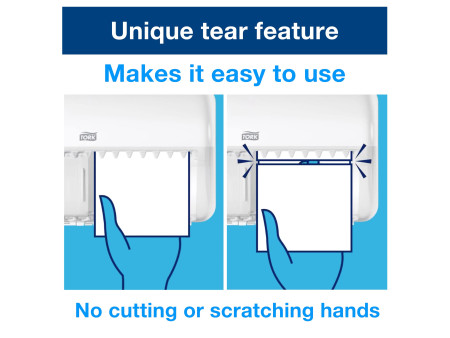 TORK Distributeur de papier toilette ELEVATION, blanc