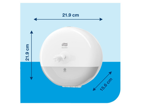 TORK Distributeur de papier toilette 'SmartOne Mini', blanc
