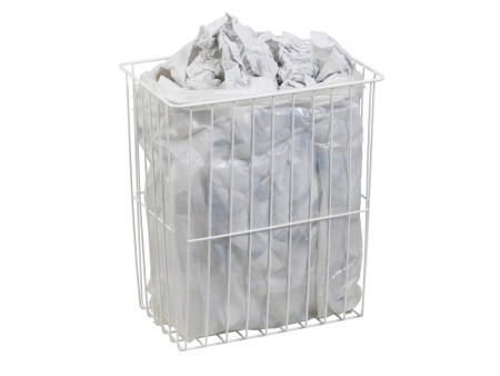 TORK Corbeille à déchets, maille métallique, 20 L, blanc
