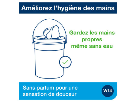 TORK Lingette humide pour les mains, dans un seau, 1 couche