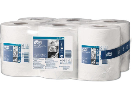 TORK Rouleau nettoyant multi-usage, 2 couches, 125 m, blanc