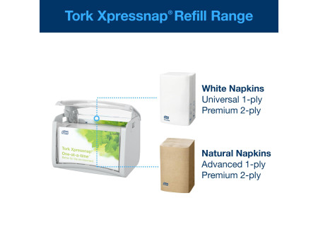 TORK Xpressnap Distributeur de serviettes SIGNATURE LINE