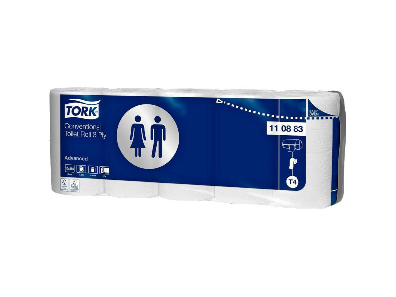 TORK Papier toilette, 3 couches, blanc
