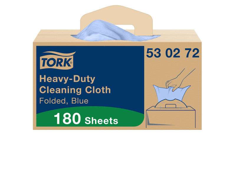 TORK Chiffon de nettoyage tout usage, 415 x 355 mm, bleu