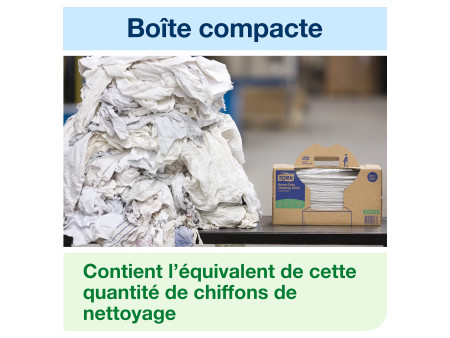 TORK Chiffon de nettoyage tout usage, 415 x 355 mm, bleu