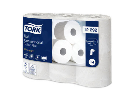 TORK Papier toilette, 2 couches, blanc