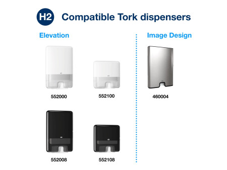 TORK Xpress Essuie-mains interfolié, 212 x 320 mm, pliage W