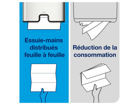 TORK Xpress Essuie-mains interfolié, 212 x 240 mm, pliage W