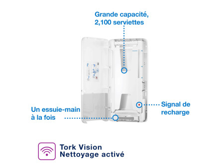 TORK PeakServe Distributeur d'essuie-mains continu ELEVATION
