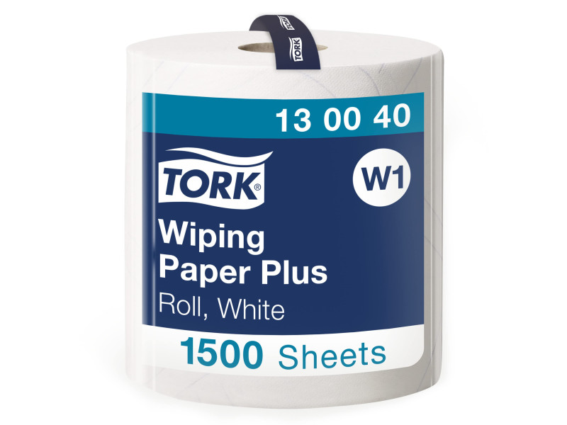 TORK Rouleau nettoyant multi-usage, 2 couches, 510 m, blanc
