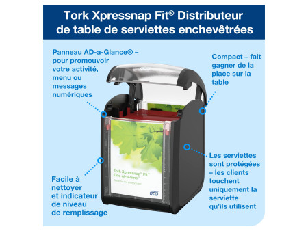 TORK Xpressnap Fit Distributeur de serviettes SIGNATURE