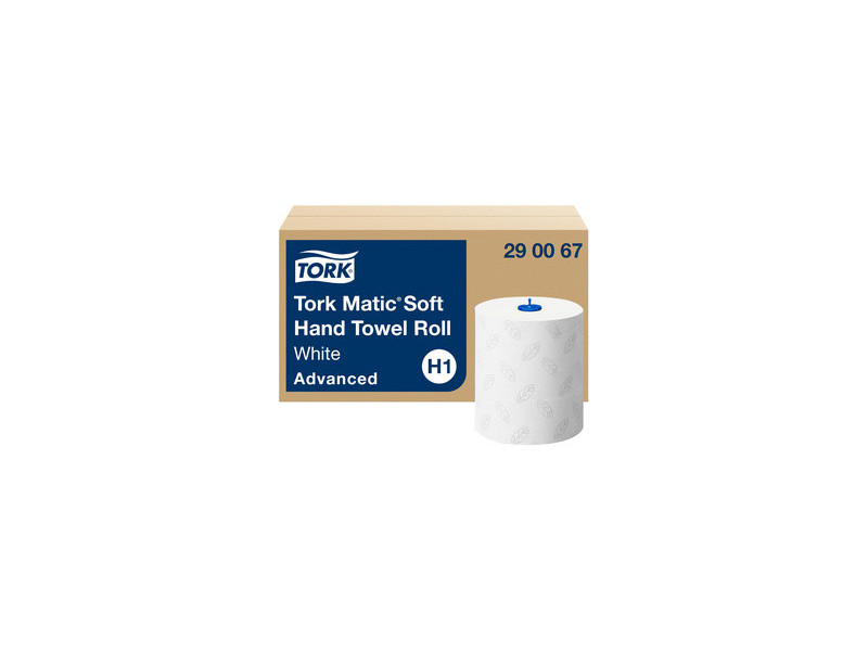 TORK Matic Rouleau d'essuie-mains, 2 couches, blanc/gris