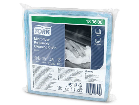 TORK Chiffon de nettoyage tout usage, 305 x 305 mm, bleu