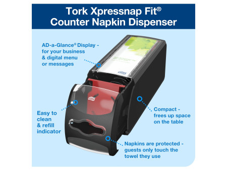 TORK Xpressnap Fit Distributeur de serviettes SIGNATURE