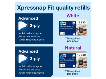 TORK Xpressnap Fit Distributeur de serviettes SIGNATURE
