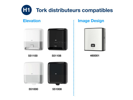 TORK Matic Rouleau d'essuie-mains, 1 couche, 280 m, blanc