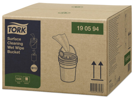 TORK Lingette humide pour surfaces, dans un seau