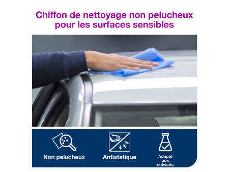 TORK Chiffon de nettoyage industriel, 390 x 324 mm, bleu
