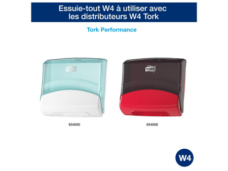 TORK Chiffon de nettoyage, 415 x 355 mm, extra épais, blanc
