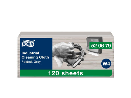TORK Chiffon de nettoyage industriel, 415 x 355 mm, gris