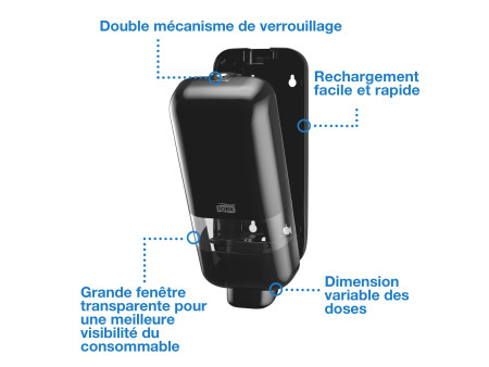 TORK Distributeur de savon ELEVATION, noir
